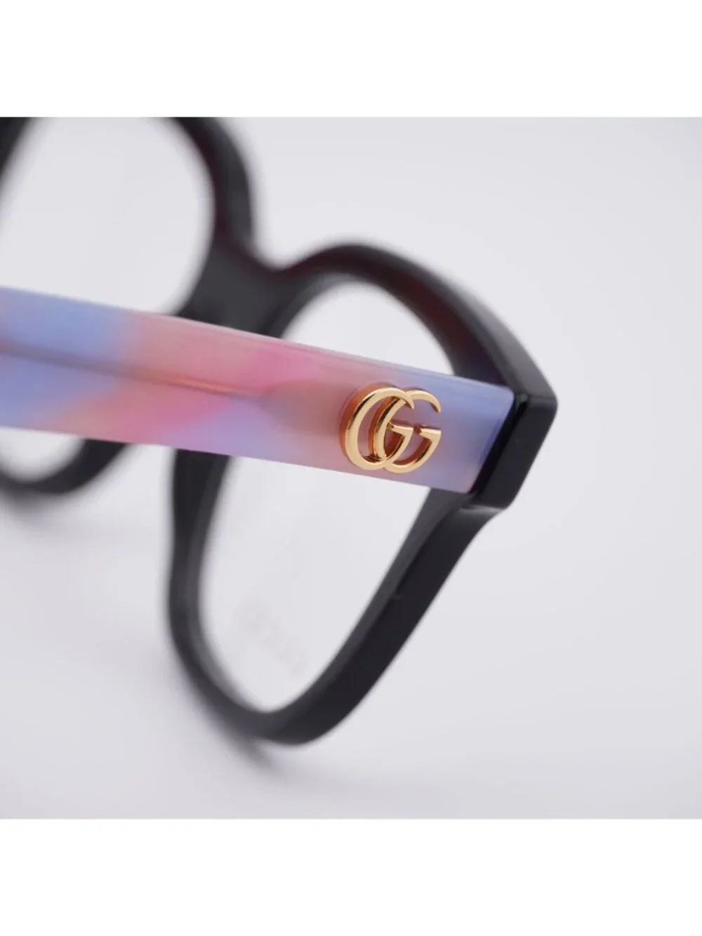 Gucci GG0958O 016 Eyeglasses Black / Pink 52mm Square Frame